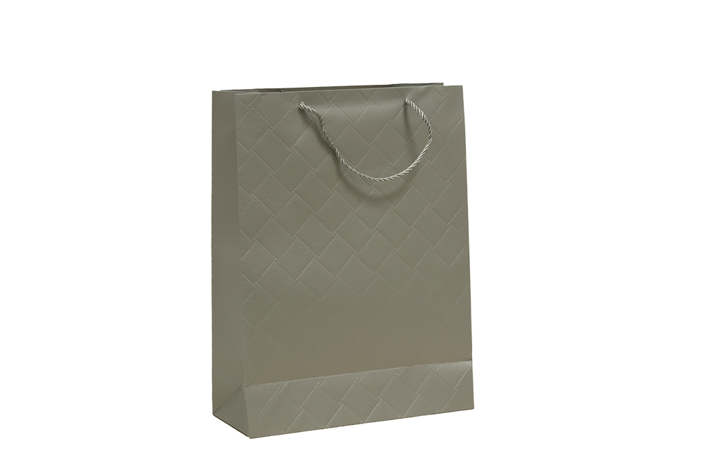 Bolsa de regalo gris pequeña