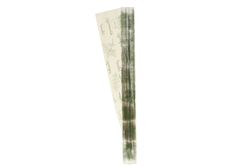 Rollo transp. Estampado verde h. 70*50 mt.