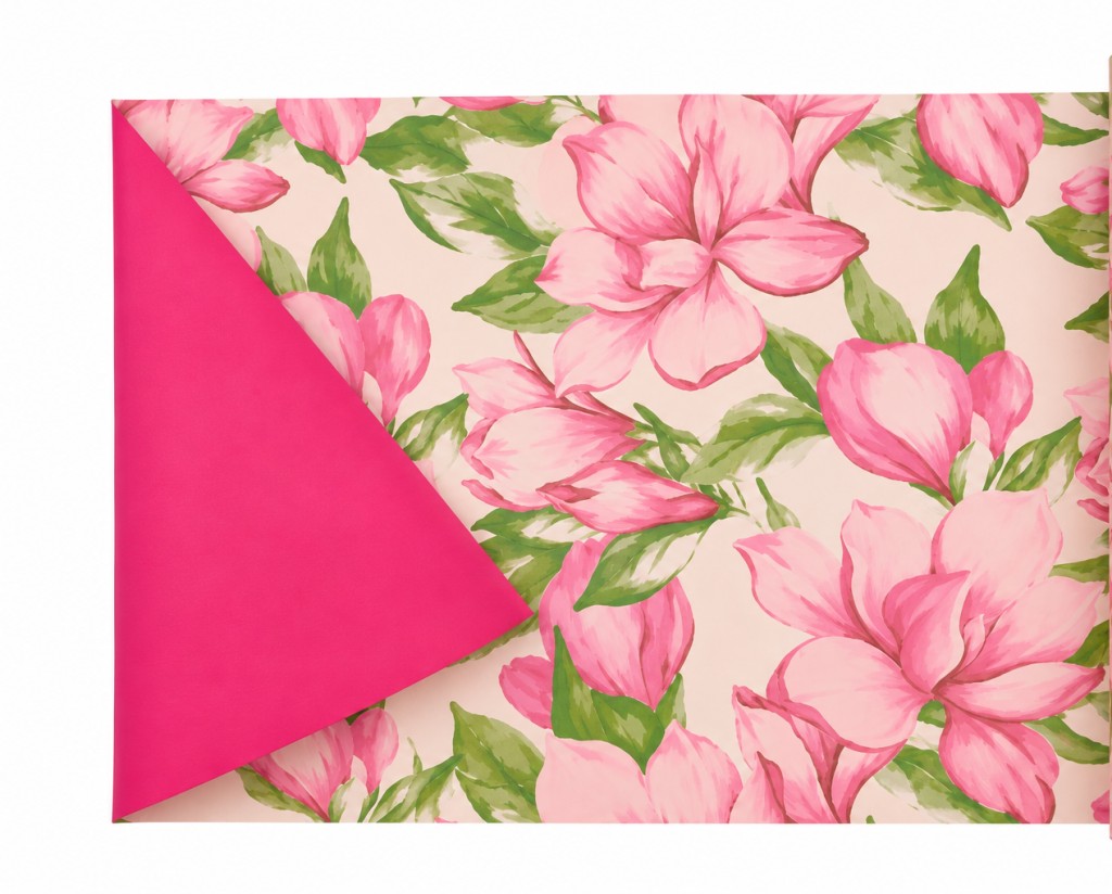 Rollo doble cara magnolia-fusia h. 70*50 mt