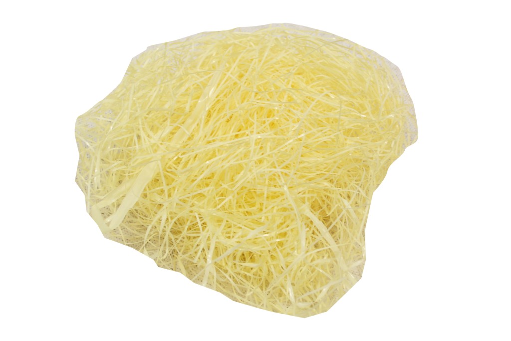 Virutas amarilla papel caja 25kg.