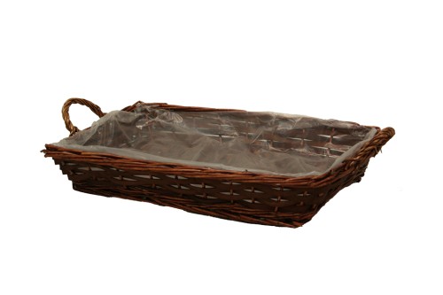 Bandeja mimbre five marron