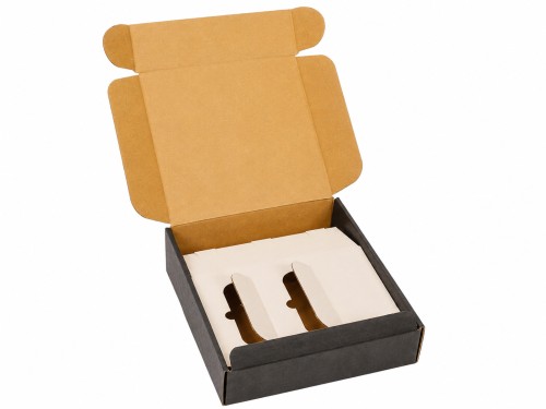 Estuche vino 3 bot. Seda negra