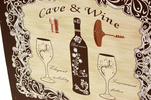 Caja plegable vino
