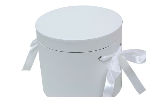 White transparent cardboard jar s/3