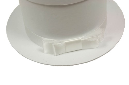 Caja sombrero carton (blanco)