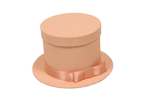 Caja sombrero carton (rosa)