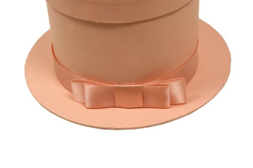 Caja sombrero carton (rosa)