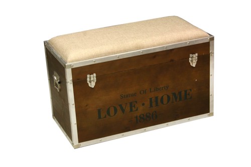 Baúl madera love home