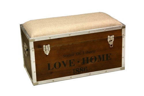 Baúl madera love home