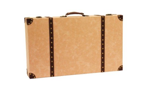 Valise marron – 6 bouteilles
