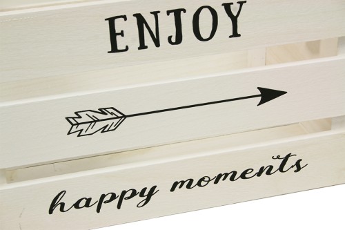 Caja madera enjoy happy moments