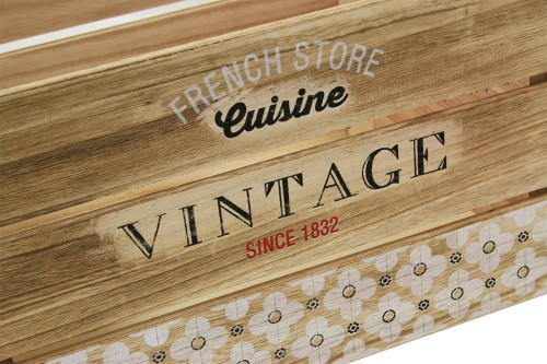 Caja madera french store s/5