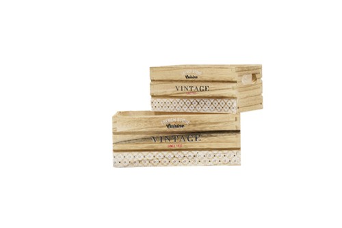 Caja madera french store (set d+e)