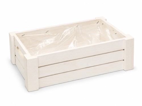Caja blanca desgastado