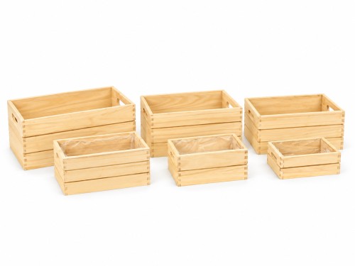 Caja marron claro s/6
