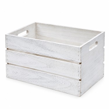 Caja blanca rústica