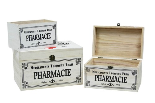 Caja pharmacie con tapa s/3