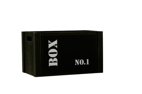 Boîte en Bois Noire