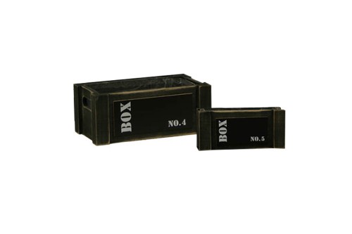 Caja de madera negro box (set d+e)