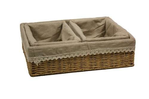 Cajonera papel beige