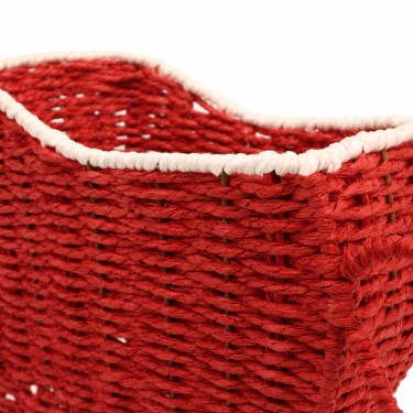 Trineo navideño rojo