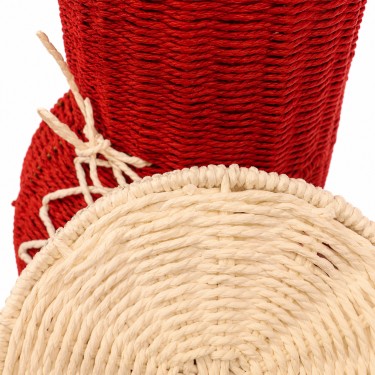 Bota navideña roja