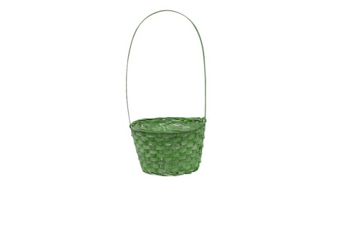 Cesta cheap verde clara plastificada