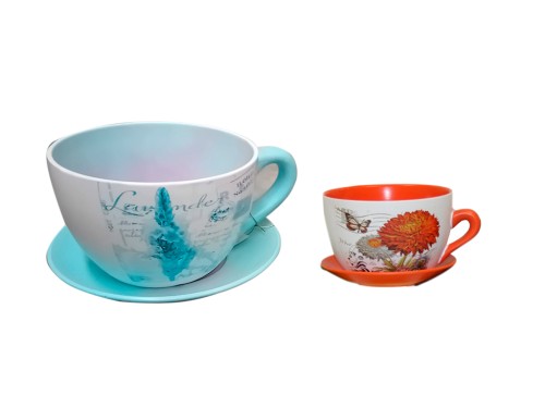 Tazas macetero s/2