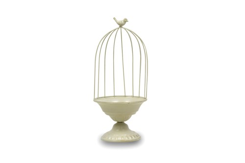 Demi cage blanche