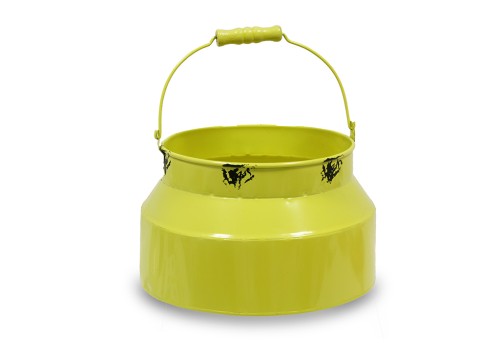 yellow dairy planter