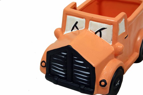 Orange truck planter