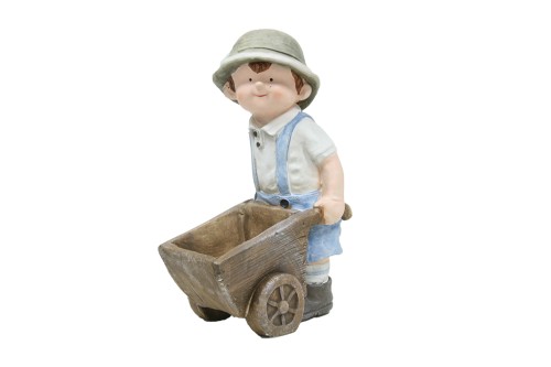 flowerpot boy wheelbarrow