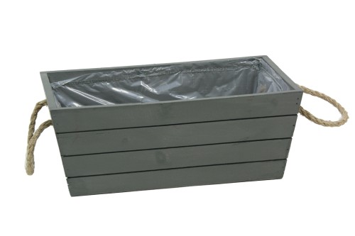 Maceta caja de tablas cuerdas