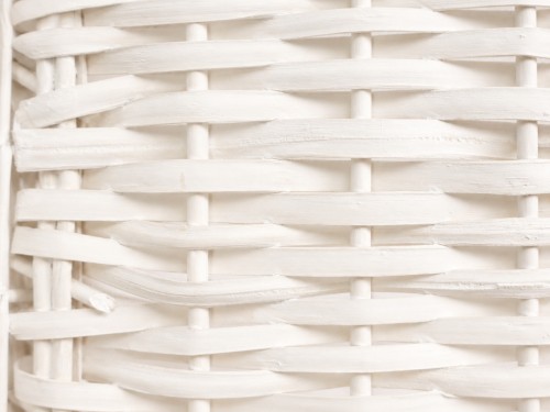 Cajoneras mimbre blanco c/ tela blanca