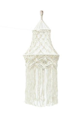 Lampara colgante  macrame