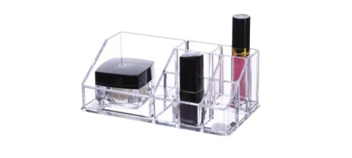 Acrylic makeup holder