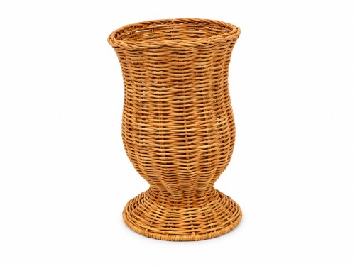 Jarron de rattan