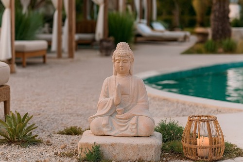 Buda ceramica jardin