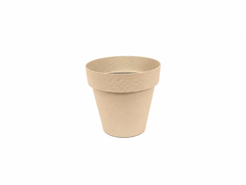 Macetero plastico color beige