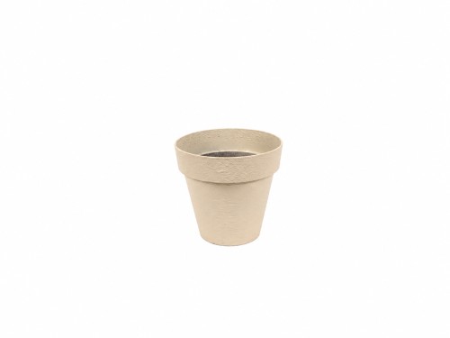 Macetero plastico color beige