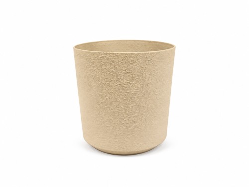 Macetero plastico color beige