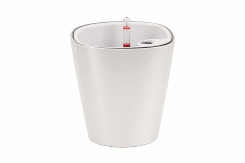 Macetero plastico blanco