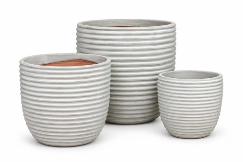 Set macetero ceramica grande