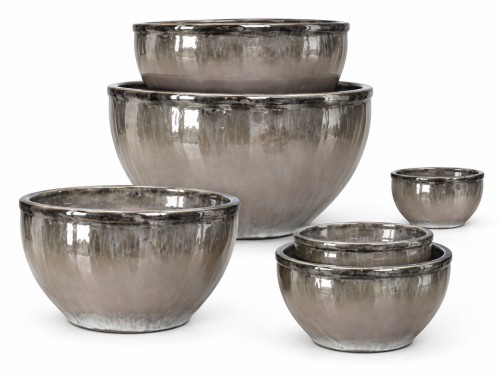 Set macetero ceramica grande
