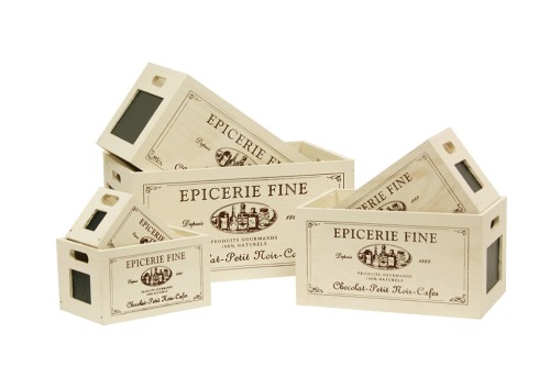 Caja de madera epicerie s/6