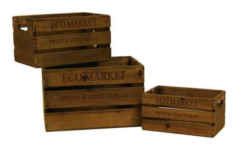 Cajas de madera eco market s/3