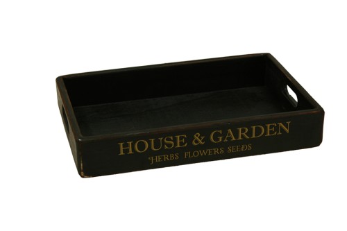 Bandeja de madera house & garden