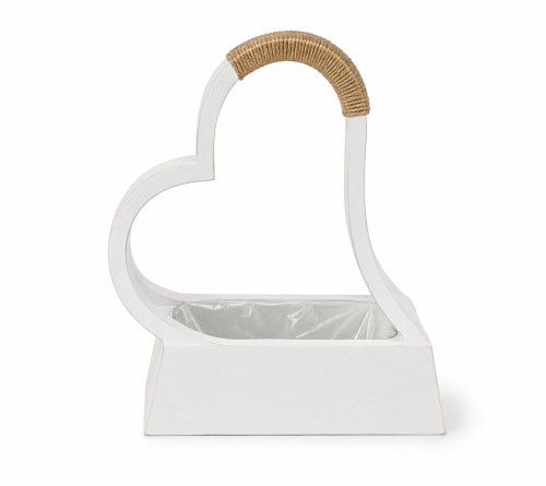 Corazon madera blanco
