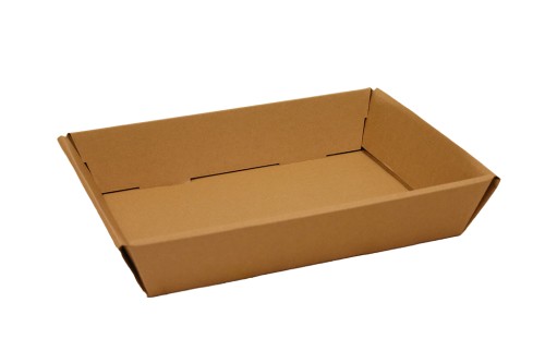 Plateau en carton kraft moyen