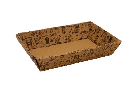 Plateau en carton kraft 